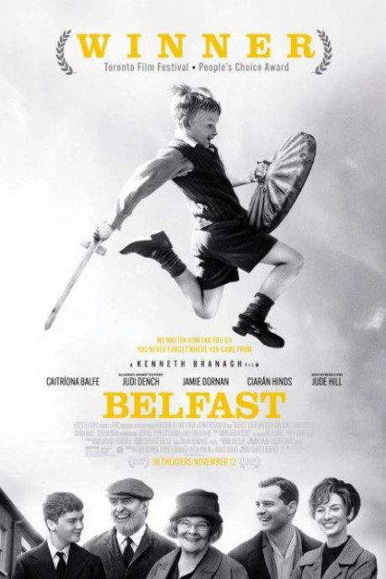 'Belfast', noul film al lui Kenneth Branagh cu aspiraţii la Oscar, lansat în cinematografele americane