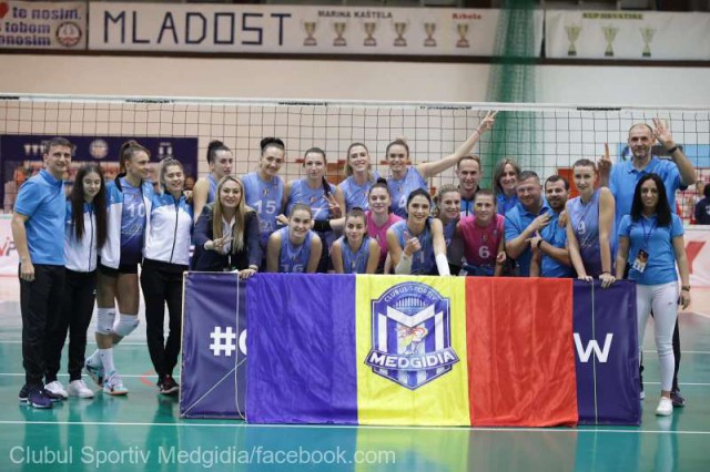 Volei feminin: CS Medgidia s-a calificat fără emoţii în optimile Cupei Challenge