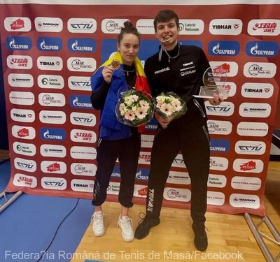 Tenis de masă: Andreea Dragoman, medaliată cu bronz la Europenele Under-21