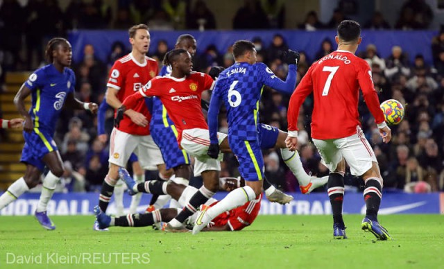Fotbal: Chelsea - Manchester United 1-1, în Premier League