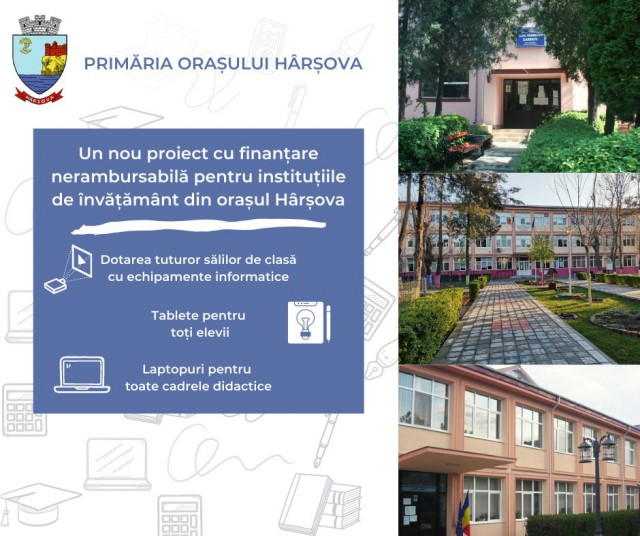 Primăria Orașului Hârșova va achiziționa echipamente IT