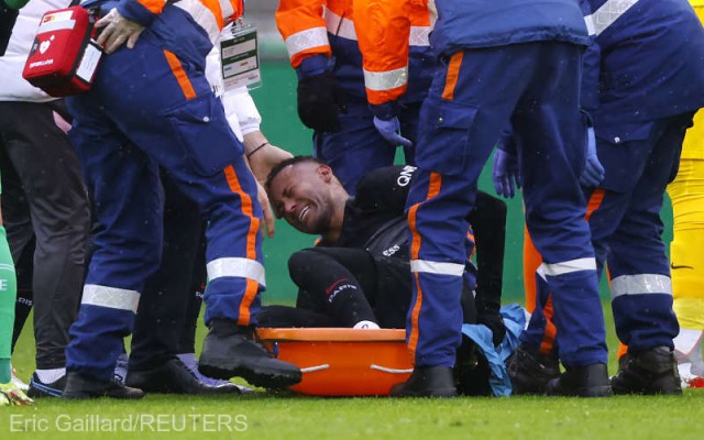 Neymar de la PSG, indisponibil opt săptămâni după accidentarea de la gleznă