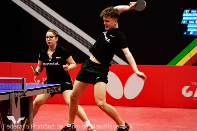 Tenis de masă: Iulian Chiriţă şi Bianca Mei-Roşu, în finala probei de dublu mixt (U15) la Mondialele de juniori