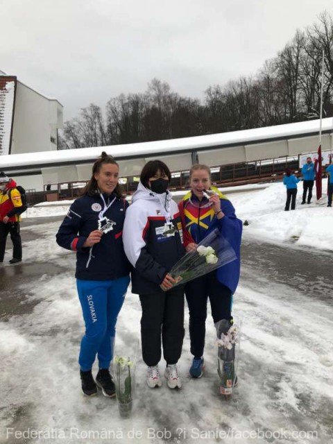 Georgeta Popescu, medaliată cu bronz la monobob, în World Series