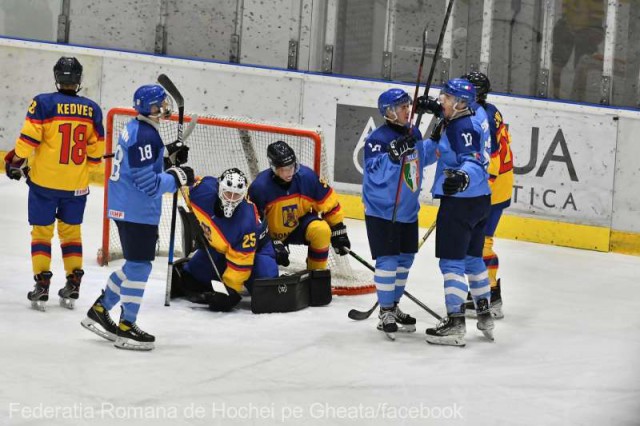 Hochei: România, învinsă de Italia, la Campionatul Mondial Under-20