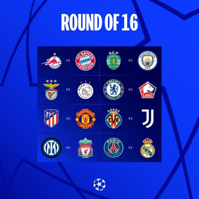 Tragere la sorți reluată: Programul optimilor din Champions League - PSG vs Real Madrid, marele derby