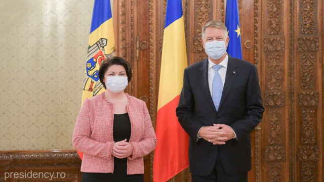 Preşedintele Iohannis reconfirmă angajamentul României de a susţine Republica Moldova