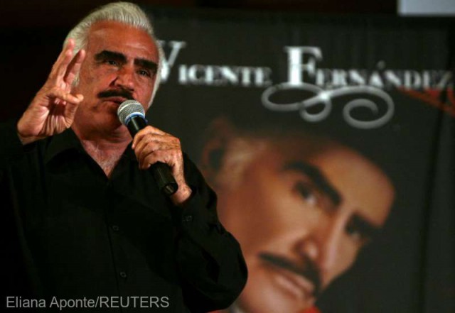 Mexic: Vicente Fernandez, supranumit 'Sinatra al mariachilor', a murit la vârsta de 81 de ani