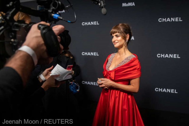 Penelope Cruz, omagiată într-o gală organizată de Muzeul de Artă Modernă din New York