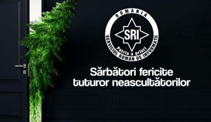 SRI, mesaj de Crăciun, în stilul caracteristic: Sărbători fericite tuturor neascultătorilor