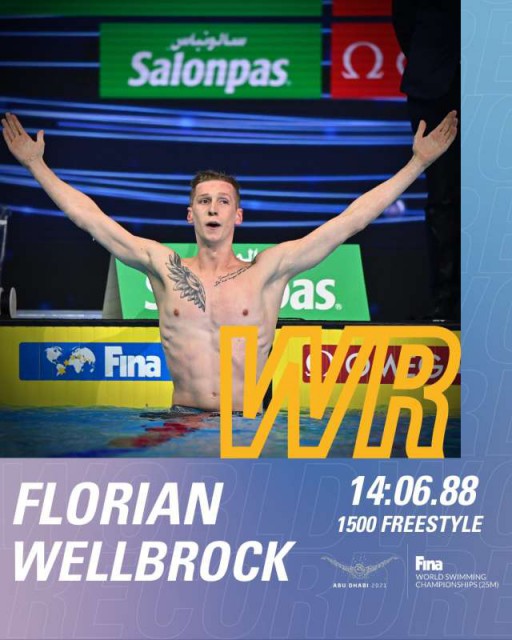 Înot: Germanul Florian Wellbrock a cucerit aurul mondial cu un nou record