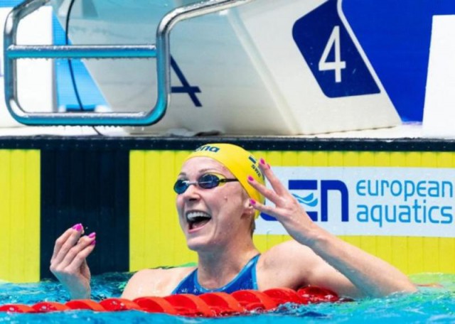Înot: Suedia a egalat recordul lumii la ştafetă feminină 4x50 m mixt, la campionatele Mondiale în bazin scurt