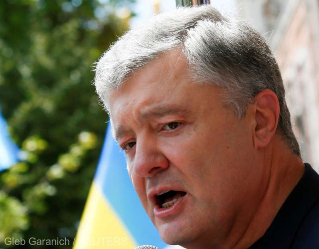 Ucraina: Fostul preşedinte Poroşenko, acuzat de trădare