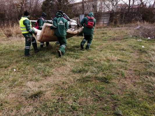 Acțiuni de igienizare în Parcul Tăbăcărie