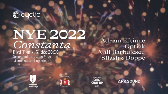 REVELION 2022: Vor fi lansate FOCURI de ARTIFICII din 7 ZONE, la Constanța!