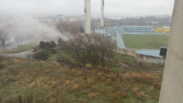 INCENDIU la STADIONUL FARUL!
