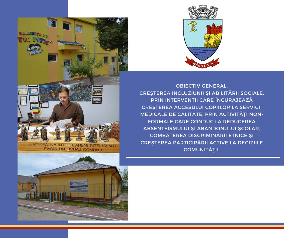 Primăria Hârșova, încă un PROIECT cu FINANȚARE EUROPEANĂ