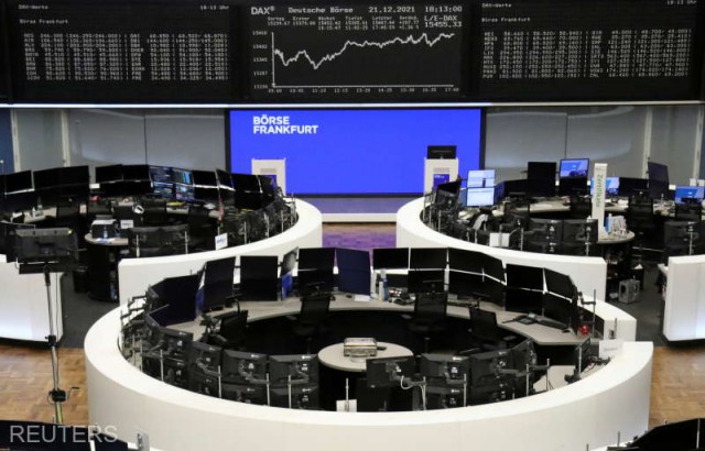 Pieţele bursiere europene înregistrează creşteri record în prima şedinţă de tranzacţionare din 2022