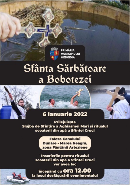 Boboteaza, sărbătorită și în municipiul Medgidia