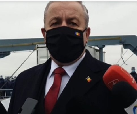 Vasile Dîncu, despre masca textilă purtată la ceremonia din Constanța