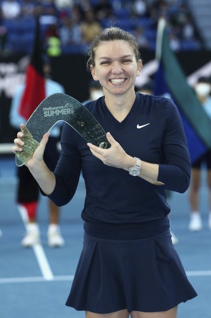 Discursul Simonei Halep după titlul câștigat la WTA Melbourne