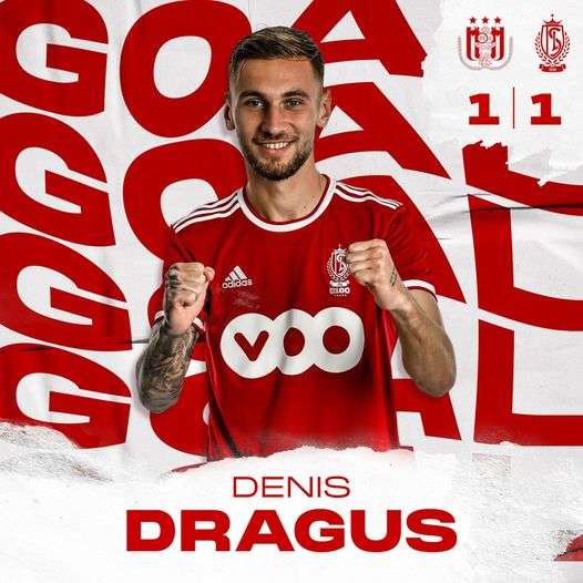 Fotbal: Drăguş a adus egalul pentru Standard Liege în derby-ul cu Anderlecht
