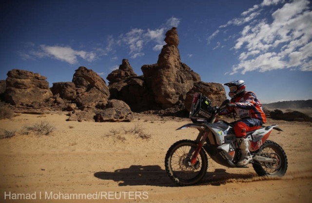 Moto: Emanuel Gyenes s-a clasat pe locul 74 în etapa a 10-a a Raliului Dakar 2022