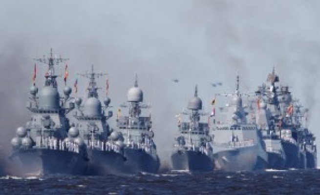 Douăzeci de nave ale Marinei militare rusești au început exerciţii de apărare în Marea Baltică