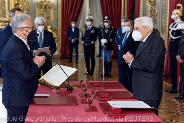 Italia: Preşedintele Sergio Mattarella, reales pentru un al doilea mandat