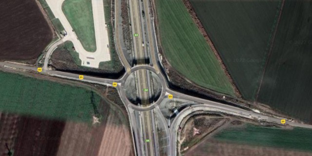 Nodul rutier de pe A4, Ovidiu-Agigea, deschis circulației rutiere