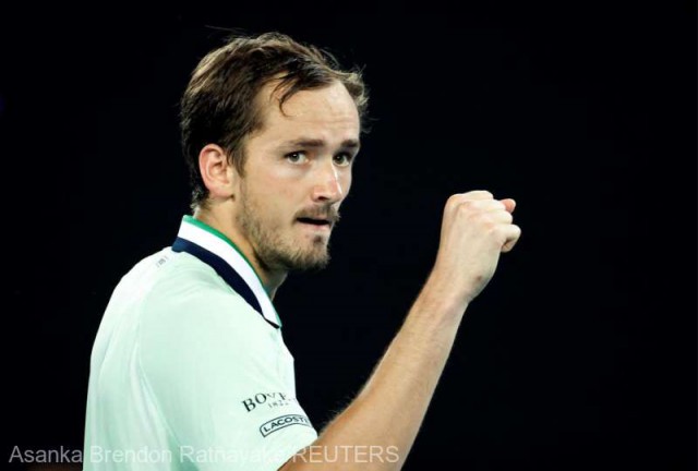 Tenis-AO: Daniil Medvedev, amendat cu 12.000 dolari pentru ieşirea nervoasă contra arbitrului de scaun