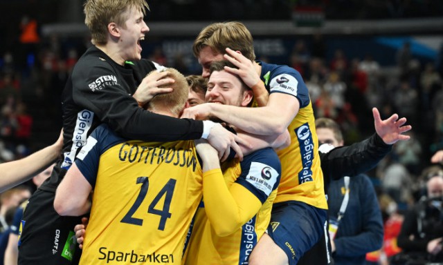 Handbal masculin: Suedia a câştigat dramatic titlul european, după 27-26 cu Spania