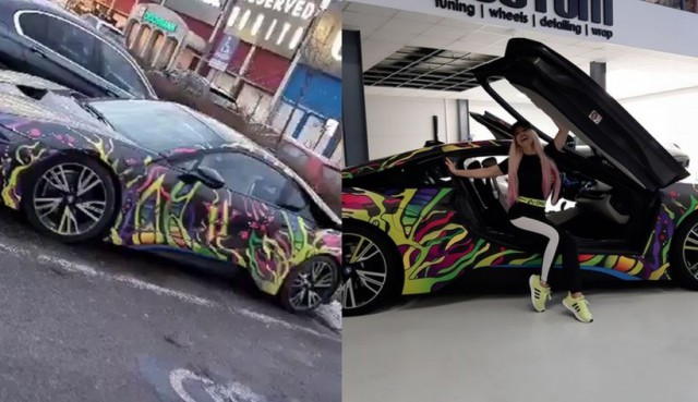 Anda Adam şi-a parcat bolidul de lux pe locul persoanelor cu handicap