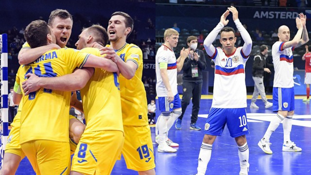 Futsal: Ucraina înfruntă Rusia în semifinalele EURO 2022
