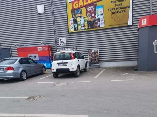 Ce ziceți? Enel are voie să parcheze pe locul persoanelor cu handicap?!