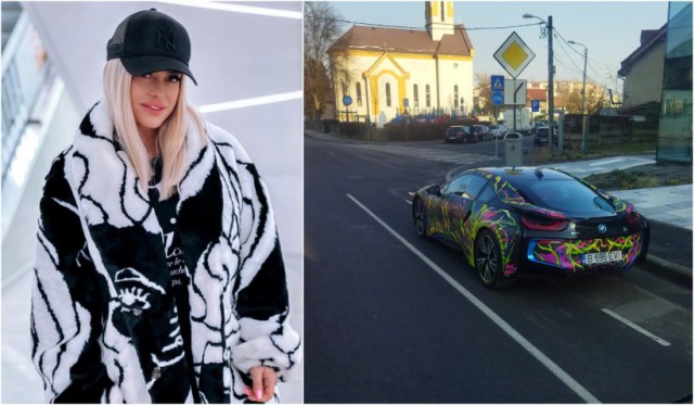 Anda Adam și-a parcat din nou bolidul de lux într-un loc nepermis