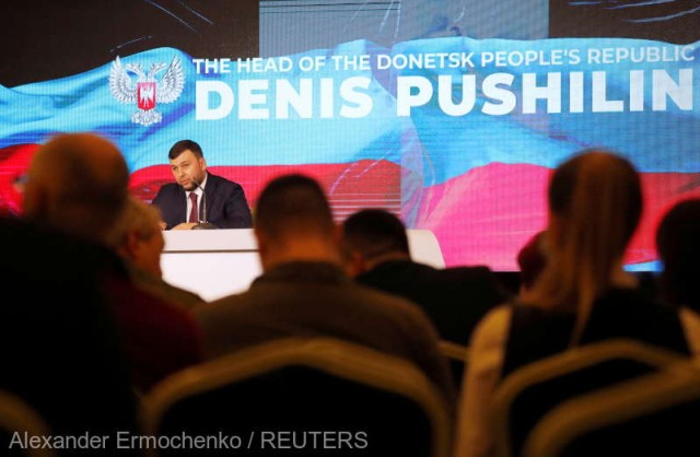 'Parlamentele' din Doneţk şi Lugansk au ratificat tratatele cu Rusia, după recunoaşterea independenţei