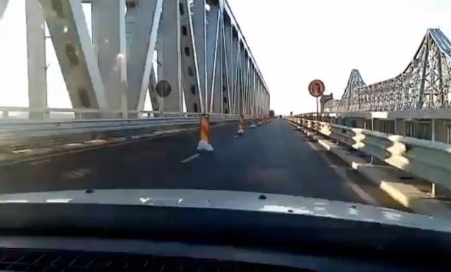Au fost ridicate restricțiile de circulație pe Podul peste Dunăre, de la Cernavodă
