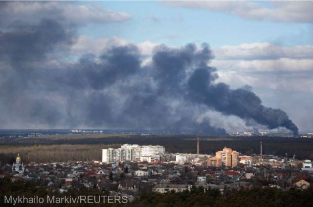Ofensiva rusă împotriva capitalei ucrainene Kiev continuă
