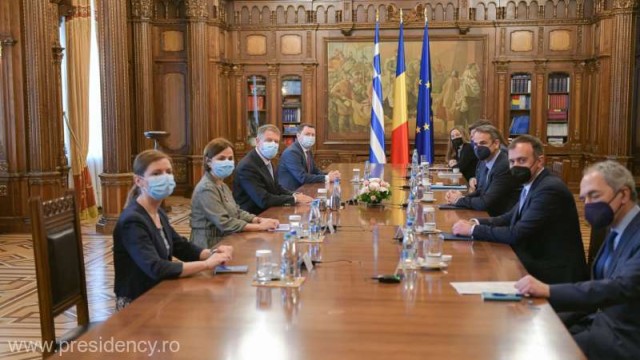 Preşedintele Iohannis s-a întâlnit cu premierul grec