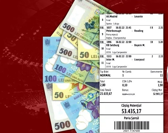 Cel mai mare câștig realizat vreodată pe un bilet cu miză de doar 2 lei