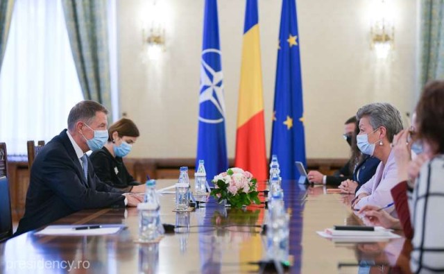 Situaţia din Ucraina şi coordonarea în gestionarea refugiaţilor, discutate de Iohannis cu Ylva Johansson