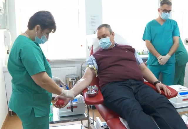 Premierul Nicolae Ciucă a donat sânge pentru răniții din Ucraina