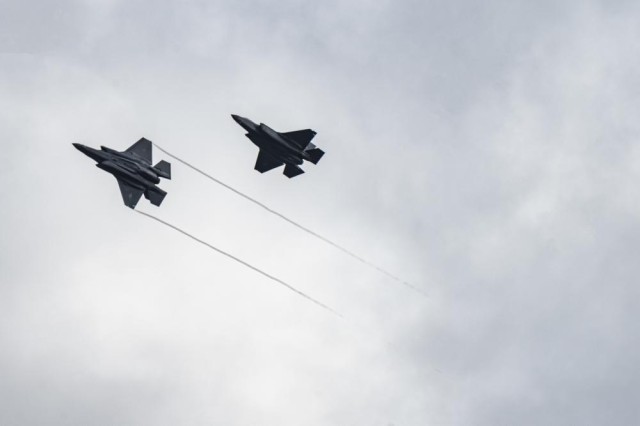 Aeronave americane F -35, în Baza 86 Aeriană de la Borcea