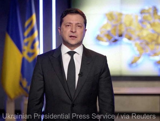 Ucraina: Preşedintele Zelenski a semnat un decret de mobilizare generală a populaţiei