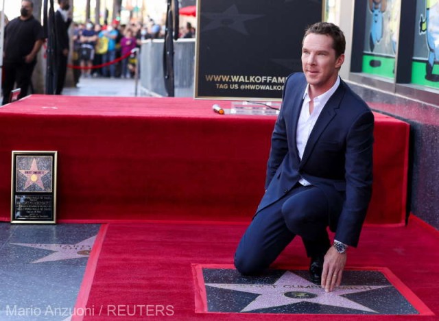 Benedict Cumberbatch şi-a inaugurat steaua pe Hollywood Walk Of Fame