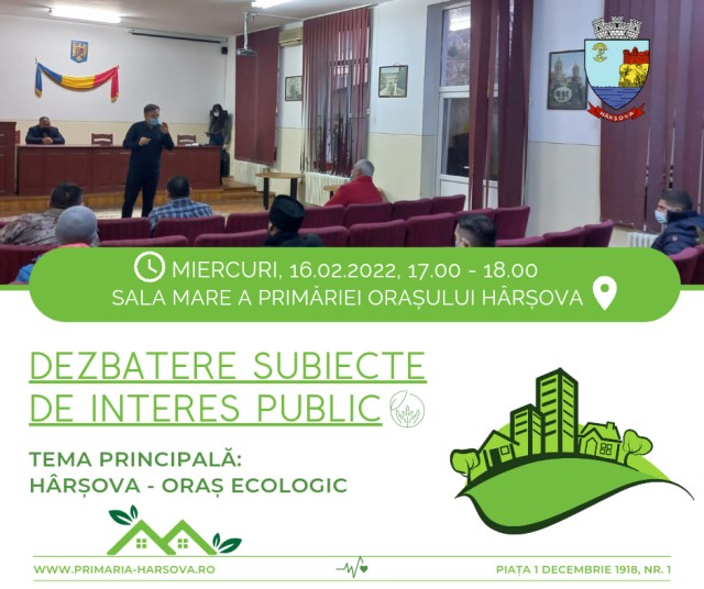 Primarul din Hârșova, întâlnire cu cetățenii