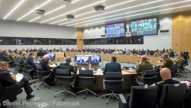 Şeful Statului Major al Apărării a participat la reuniunea extraordinară a Comitetului Militar NATO pe tema Ucrainei