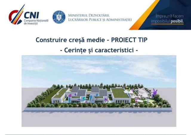 Primăria din Hârșova anunță construirea unei creșe