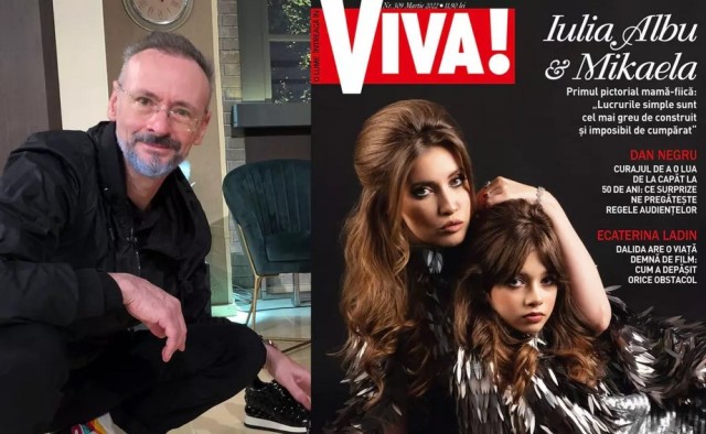 Reacția lui Mihai Albu după ce și-a văzut fiica pe coperta revistei VIVA!